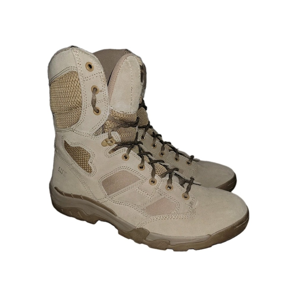 5.11 Tactical 12031 Men's Taclite 8" Work Duty Boots Coyote Size 14 Combat